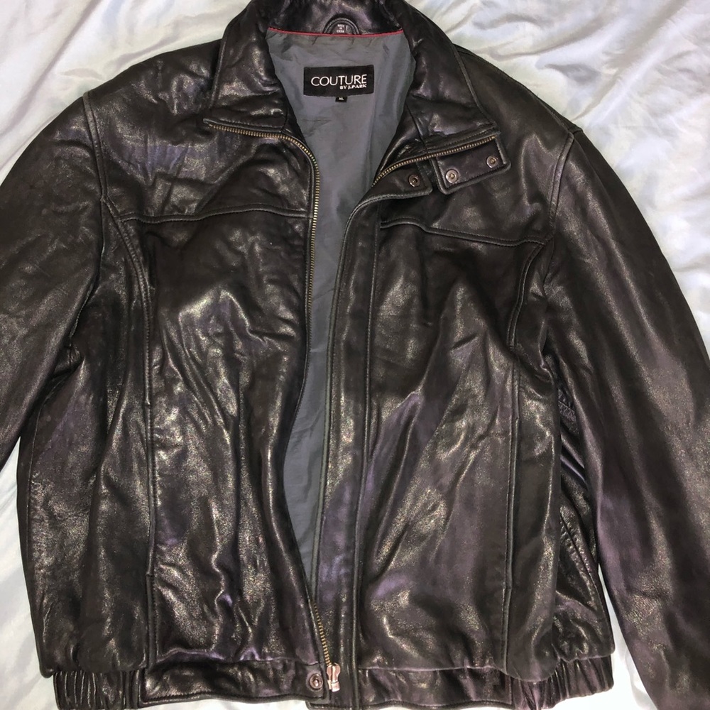 J. Park Couture Black Lamb Leather Jacket